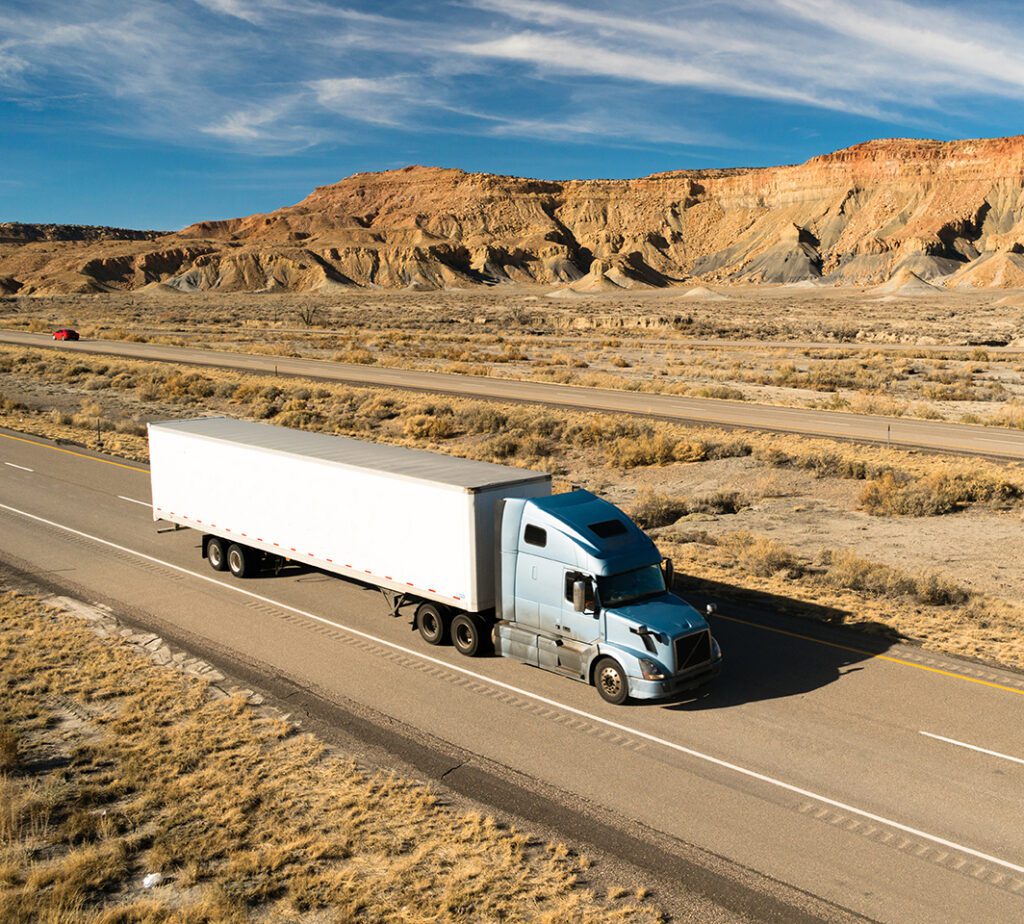 18-wheeler big rig truck